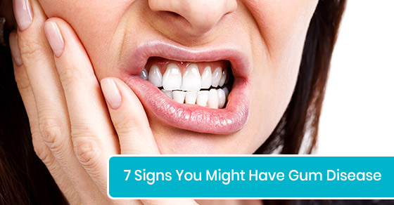 Signs of gum disease